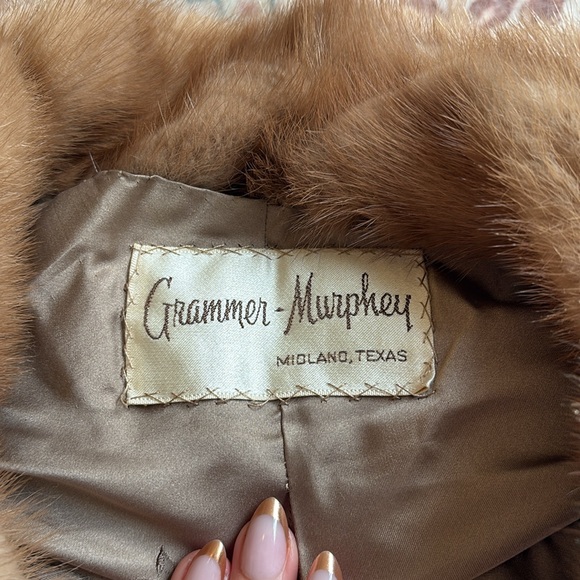 Genuine Russian SABLE FUR Vest very rare brown tan XS vintage luxury - Picture 6 of 9